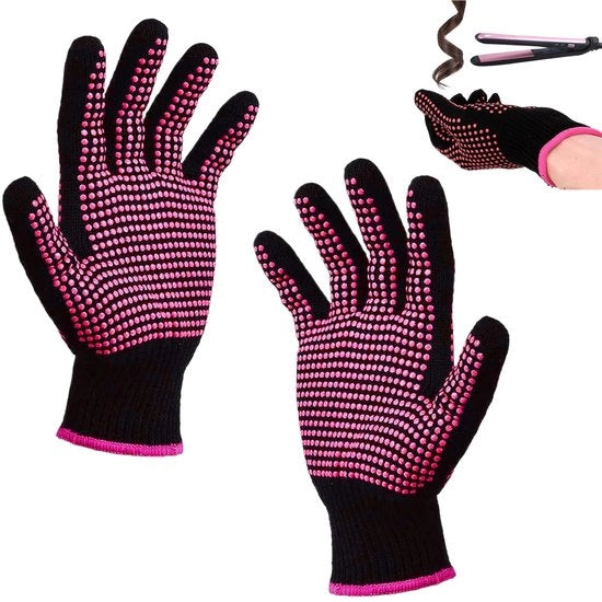 2 Paia di Guanti Resistenti al Calore per Stile dei Capelli