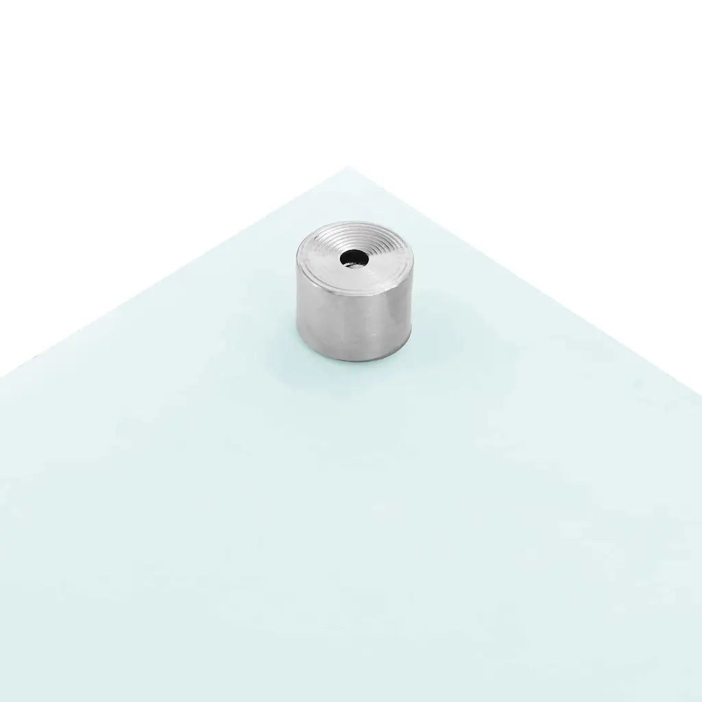 Schienale da cucina 2 pz Bianco 90 x 50 cm vetro temperato CFW7289293