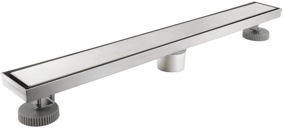 Sistema di Scarico 2 in 1 Lineare - Acciaio Inossidabile 304 - 61 cm - 60 Litri/Minuto - Incluso Accessori - Sistema di Scarico Completo