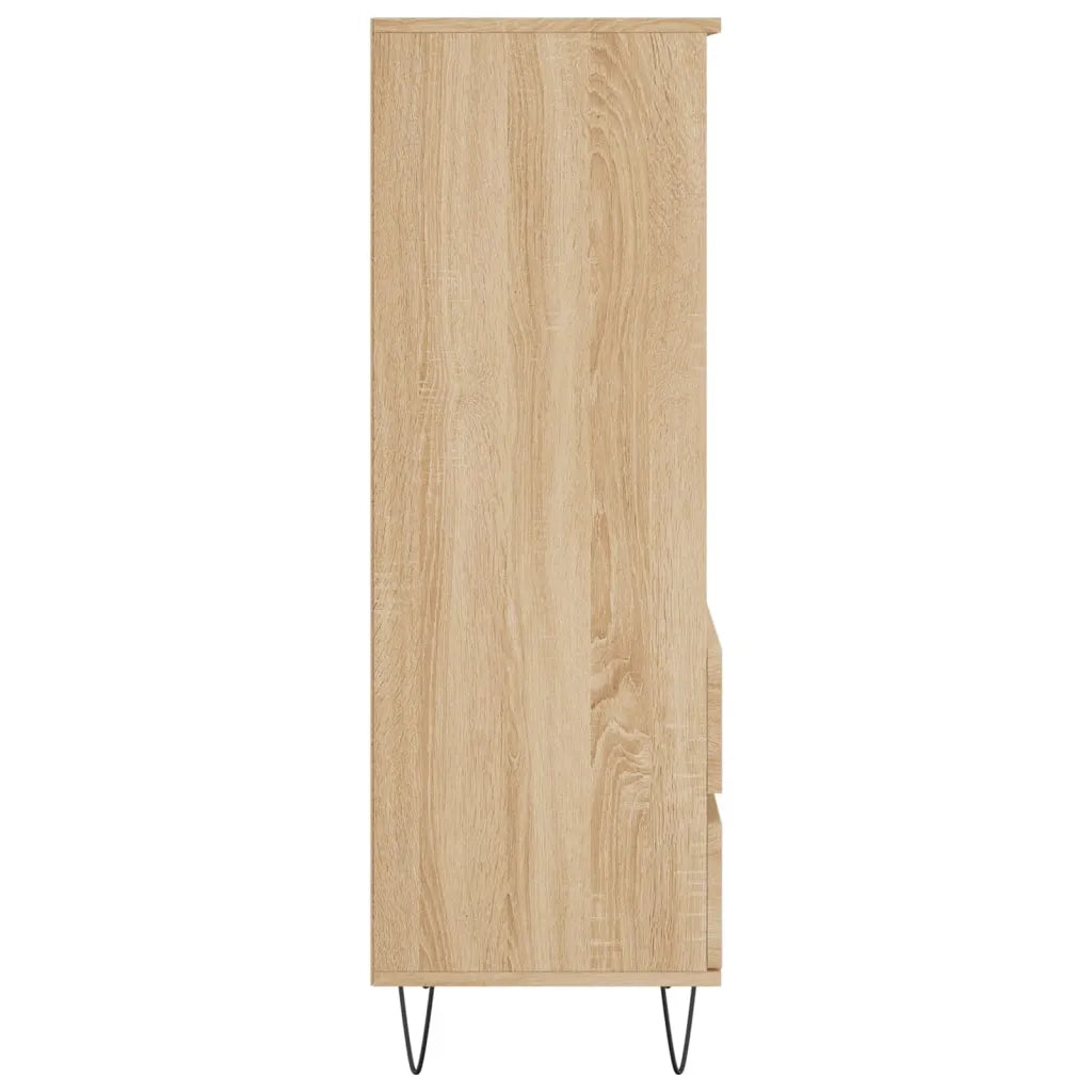 Credenza | Madia | Buffet da pranzo | Armadio da pranzo Rovere Sonoma 40x36x110 cm in Legno Multistrato