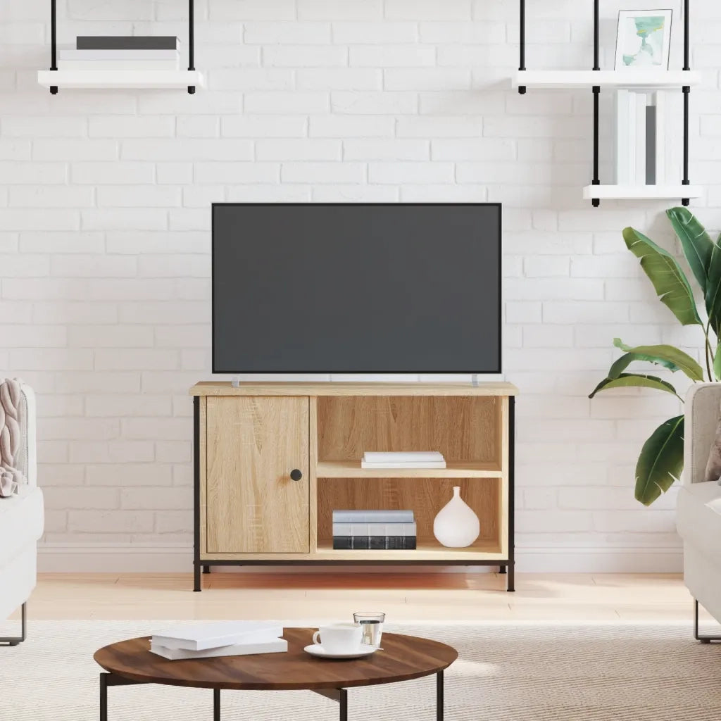 Mobile Porta TV Rovere Sonoma 80x40x50 cm in Legno Multistrato 832769