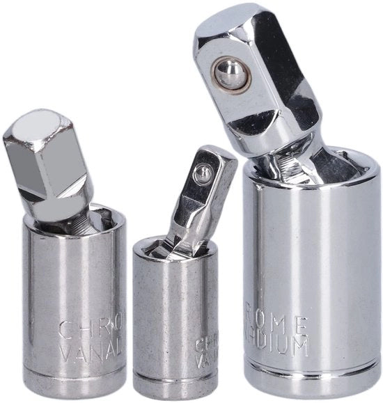 Adattatore di Coppia a Chiave Universale - Set di Chiavi a Rasoio - Qualità Elevata - 1/2 Pollici, 3/8 Pollici, 1/4 Pollici - Adatto per...