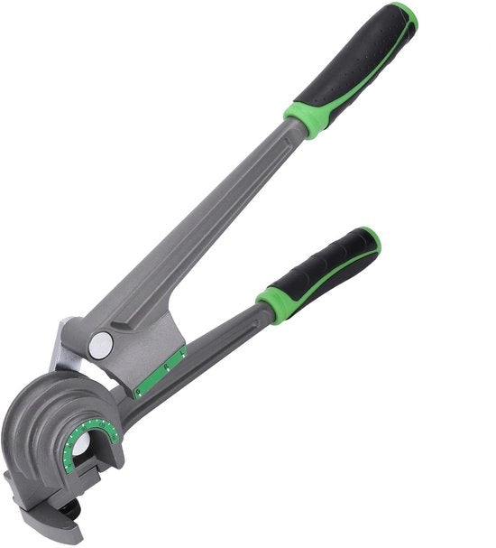 Attrezio 3-in-1 per piegatura a 180 gradi - Diametro esterno 1/4, 3/8, 1/2 pollici - Costruzione in alluminio - Adatto per la riparazione HVAC - Piegatura