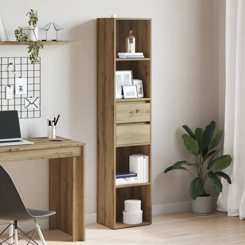 Libreria Rovere Artigianale 36x30x171 cm Legno Multistrato 856047