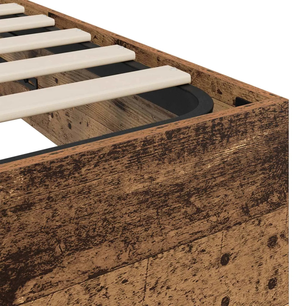 Letto ottomano con archiviazione Legno vecchio 193 x 90 x 25 cm 3409299