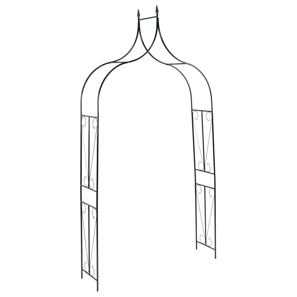 Arco da Giardino Verde Scuro 120x38x258 cm in Ferro cod mxl 72974