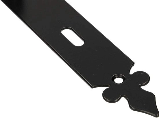 Cerniera porta finestre 72mm PZ/BB/WC in acciaio smaltato roso resistente all'ossidazione universale per esterni e interni
