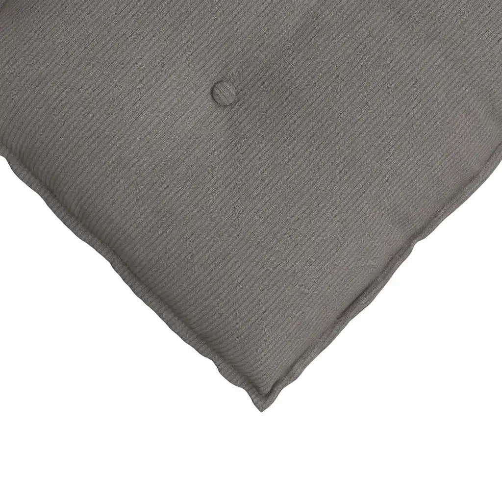 Cuscino per Schiena Grigio chiaro 200 x 50 cm Tessuto in Cords 42014994