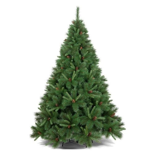 Albero di natale d. 1,14 x h. 1,8 m con pigne tarvisio verde - 8009534011737