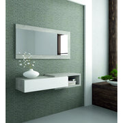 INGRESSO NOON 95X28XH25CM CEMENTO / LARICE BIANCO