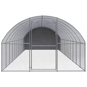 Gabbia per Polli da Esterno 3x12x2 m in Acciaio Zincato 3095477