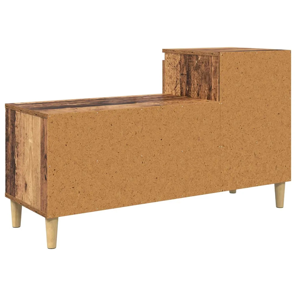 Mobile per scarpe con cassetto-Scarpiera Legno vecchio 102 x 36 x 60 cm 458322