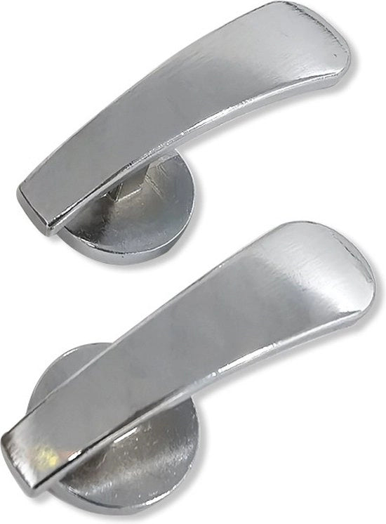 Due maniglioni per tende Maniglioni per tende fissati al muro Maniglioni per tende in acciaio inox Maniglioni per tende classici Maniglione da parete Maniglione per tenda Accessori per tende - argento chiaro