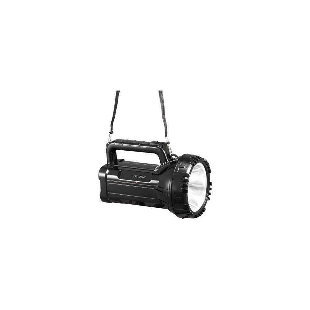 Trade Shop - Torcia Lampada Faro Portatile Led 5w Batteria Luce Emergenza Doppia Impugnatura -