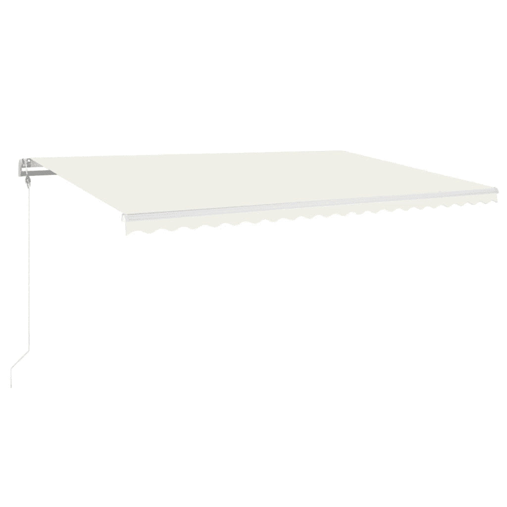 Tenda da Sole Retrattile Automatica 500x350 cm Crema 3069027