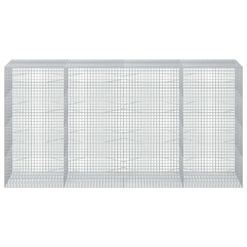 Gabion con Filo da 3,5 mm e Maglia da 5x5 cm 400x100x200 cm 3462482