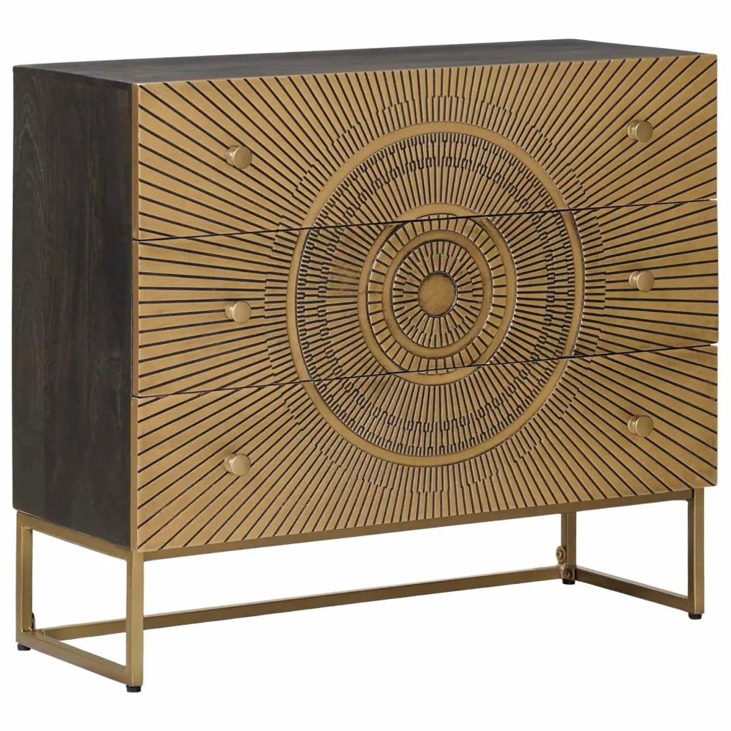 Mobile con Cassetti con cassetto Ottone 75 x 30 x 65 cm