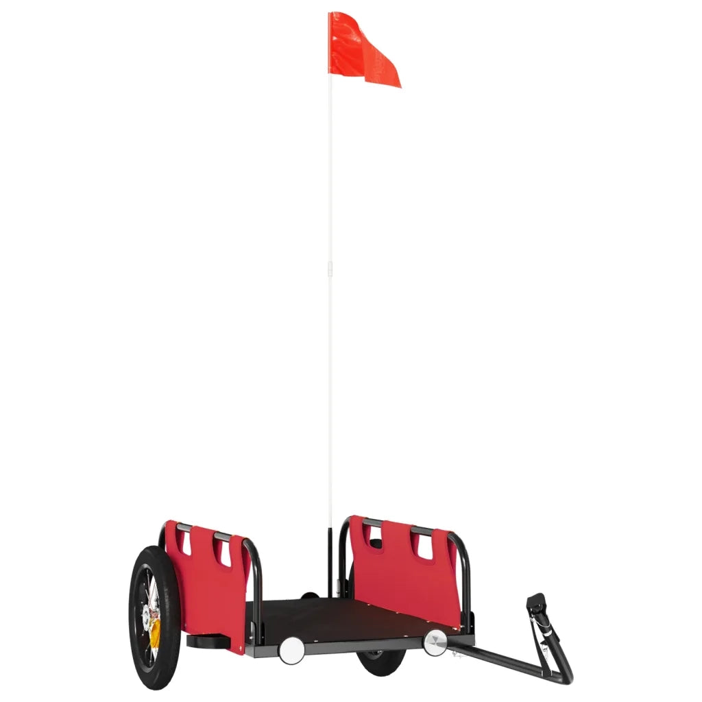 Rimorchio da Bici Rosso Oxford e Ferro CFW9169967