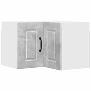 Pensile da cucina | Mobile angolare per parete PORTO Grigio cemento 57 x 57 x 40 cm