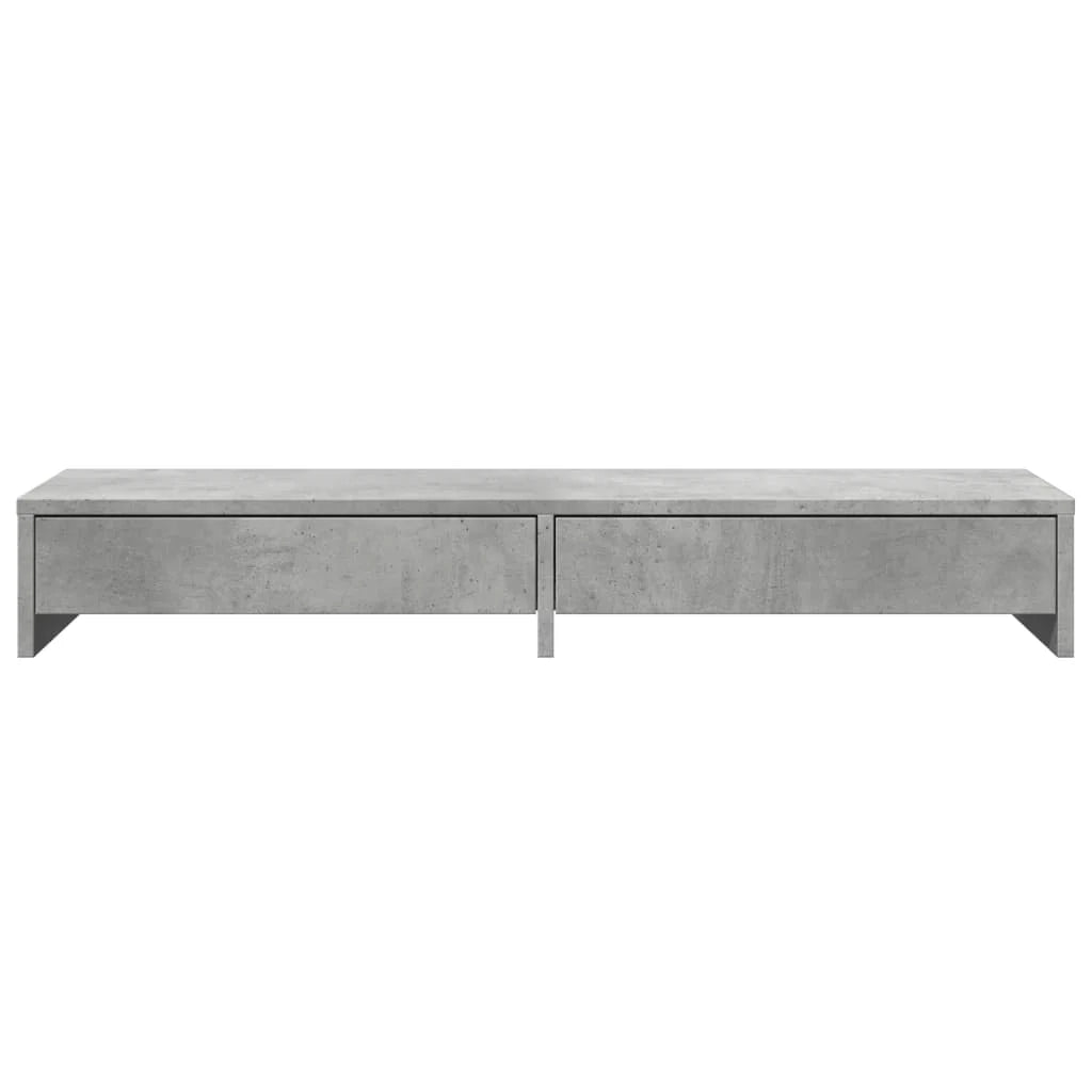 Supporto per monitor mobile da scrivania con cassetti legno ingegnerizzato grigio 02_0044941