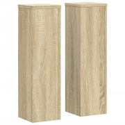 Supporti per piante mobili per fiori set da 2 legno ingegnerizzato Sonoma marrone 02_0045349