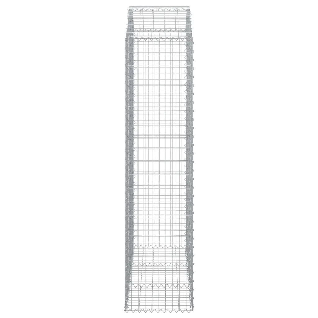 Cesto Gabbione ad Arco 150x50x200/220 cm Ferro Zincato 153460