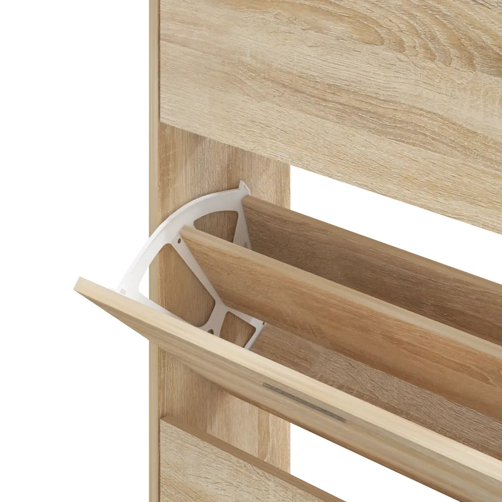 Scarpiera | Mobile per scarpe Rovere Sonoma 63x24x147 cm in Legno Multistrato