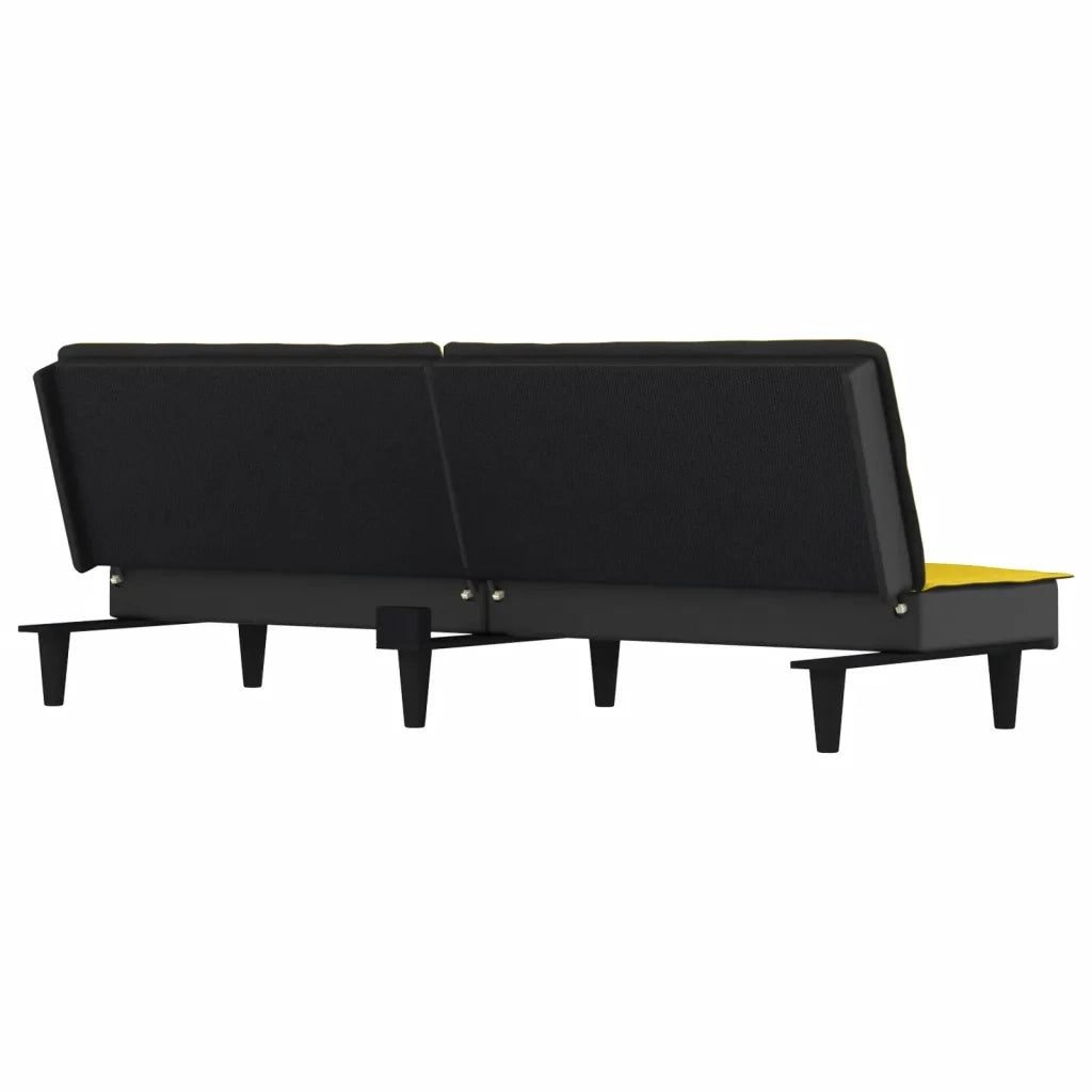 Divano letto-Sofa Letto-Daybed Giallo Chiaro in Tessuto 959015