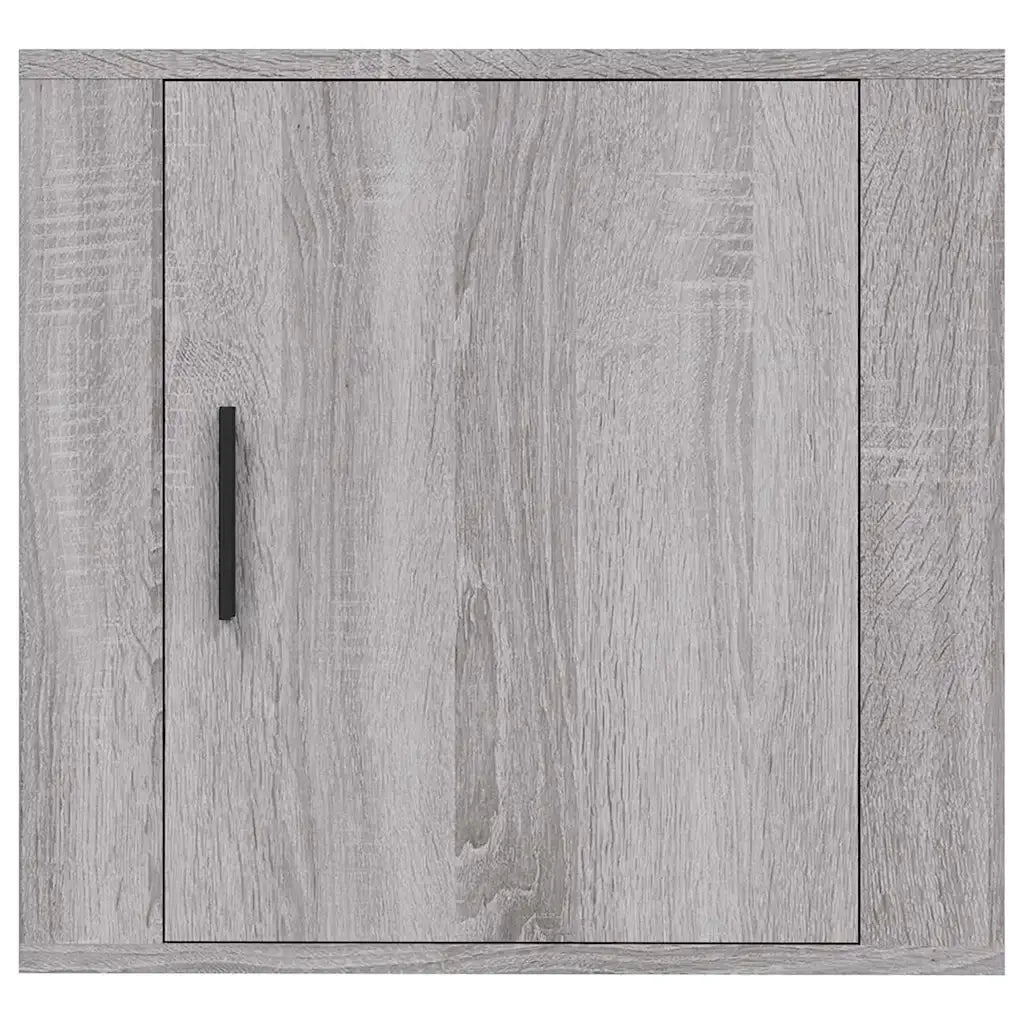 Comodino a Muro Grigio Sonoma 50x30x47 cm 816876