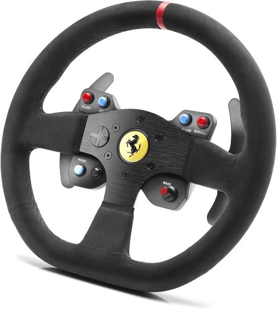 Sterzo da Corsa in Alcantara 30 cm per PS5, PS4, Xbox Series X|S, Xbox One e PC - Licenza Ufficiale