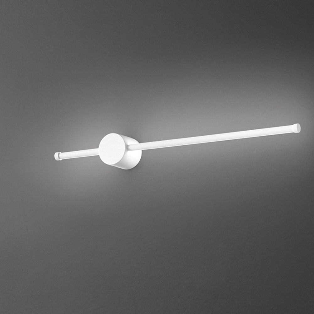 Applique Moderna Clock Alluminio Bianco Acrilico Led 12W 3000K