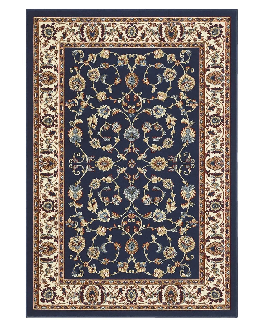 Tappeto passatoia ROYAL SHIRAZ 2079 BLU cm.100x300 arredo casa disegno moderno geometrico arredo casa