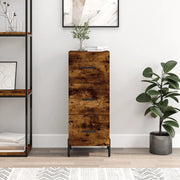 Credenza-Buffet-Armadio da cucina Rovere Fumo 34,5x34x90 cm in Legno Multistrato 542270
