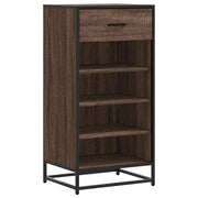 Scarpiera | Mobile per scarpe Rovere Marrone 48x38x97,5 cm in Legno Multistrato