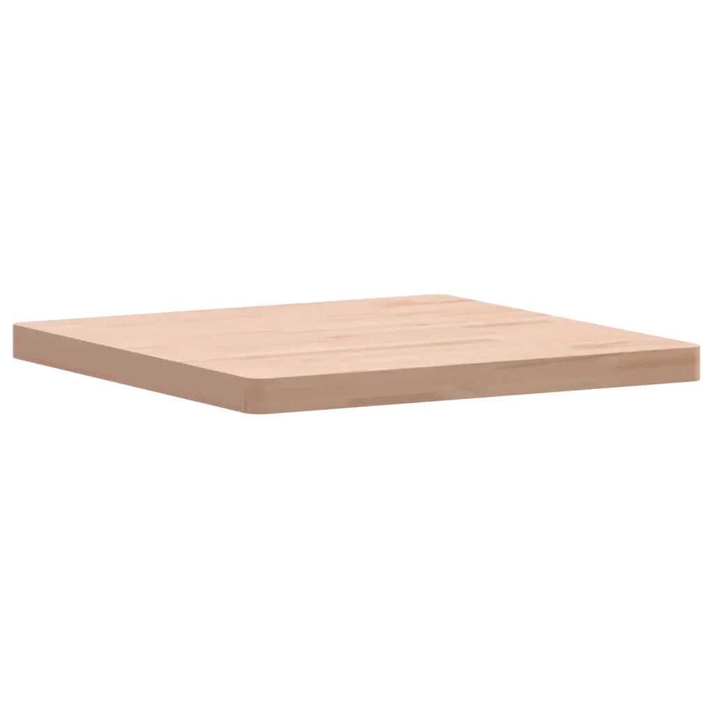 Piano per Tavolo 60x60x4 cm Quadrato Legno Massello di Faggio