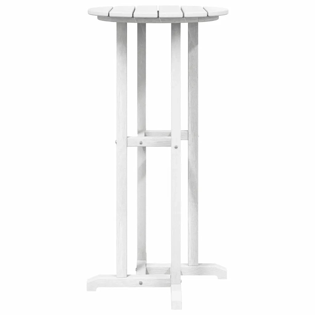 Set Bar da Giardino 3 pz | Set Salotto da Giardino Bianco HDPE