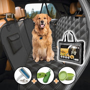 Hondendeken per autoachterbank - protezione per autostoiletti, sedile per cani, sedile per cani, tappetino per bagagliaio per viaggi e trasporto, copertura per cani per auto posteriore