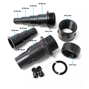 CPP-12000F Pompa di ricircolo acqua piscina fontana 8000 l/h 100 W, Pompa di circolazione