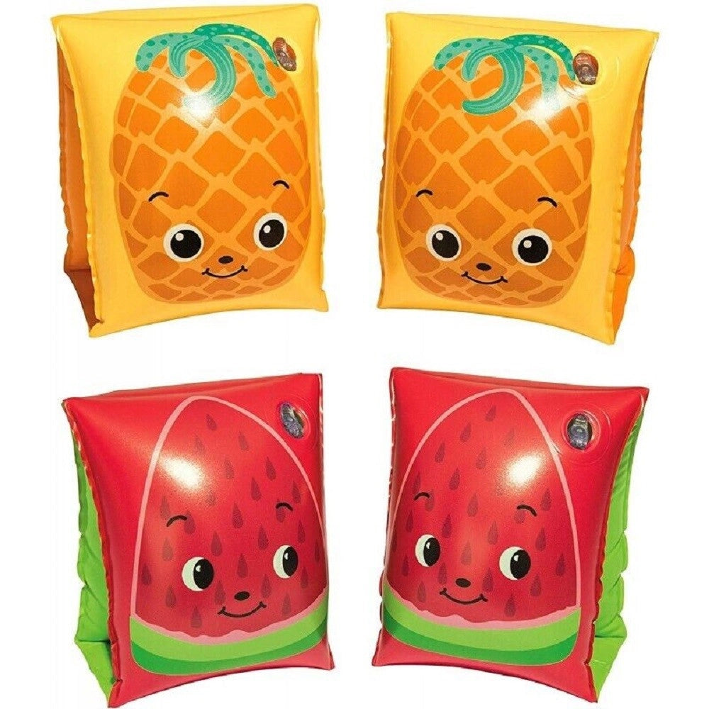Trade Shop - Braccioli Frutta Per Bambini 23x15cm Nuoto Piscina Mare Modelli Assortiti 32042 -