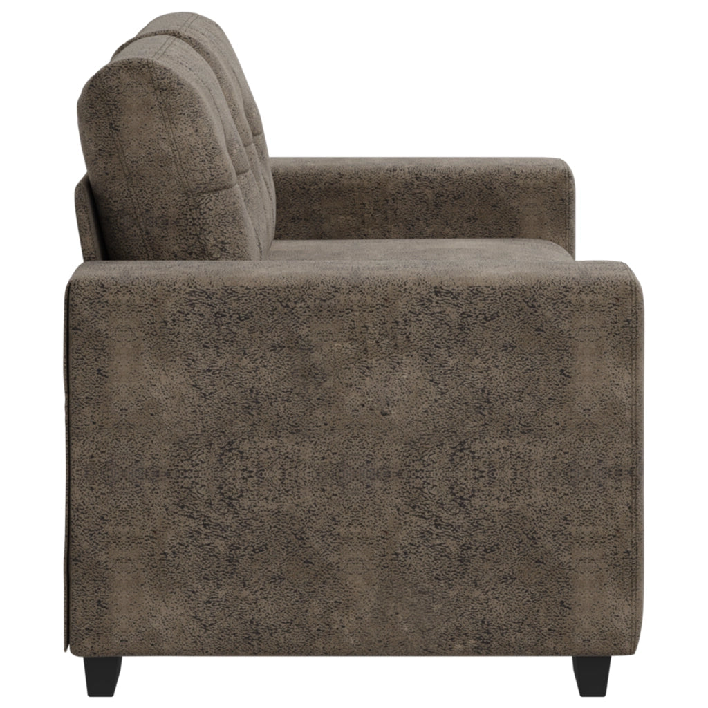 Divanetto Sofa Grigio Scuro 120 cm in Pelle Sintetica