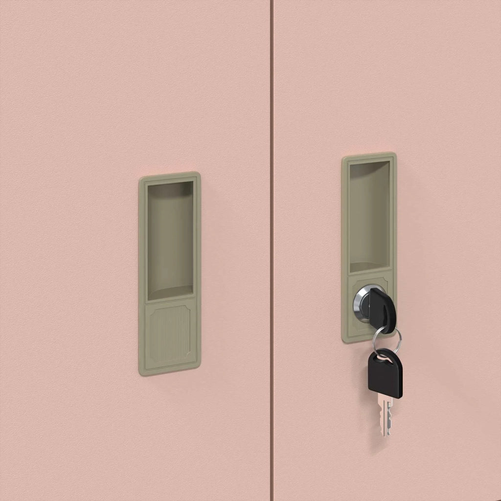 Armadio Rosa 90 x 40 x 40 cm Acciaio CFW3482021