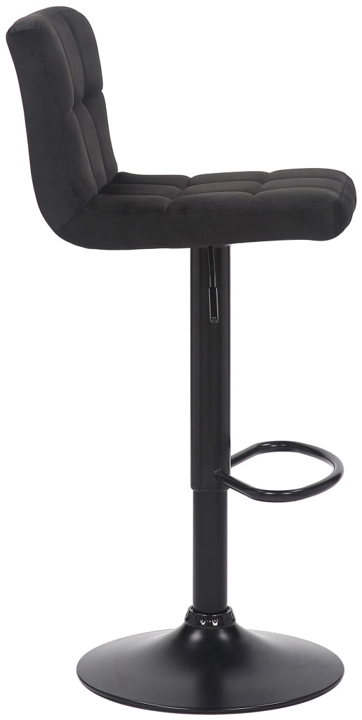 Set di 2 sgabelli bar Feni in velluto nero