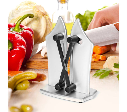 Affilacoltelli e Lame 3 in 1 Universale Automatico a Molla