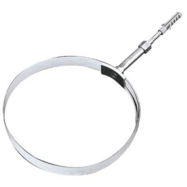 COLLARE REGOLABILE PER CANNE FUMARIE Ø 80/140 mm - colore bianco