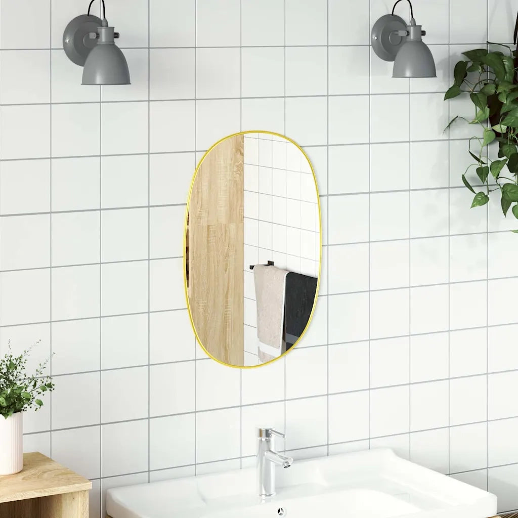 Specchio da Parete Dorato 60x40 cmcod mxl 95585