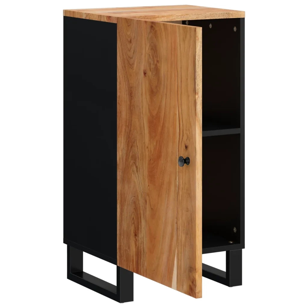 Credenza con Anta 40x31x75 cm in Legno Massello di Acacia 352910