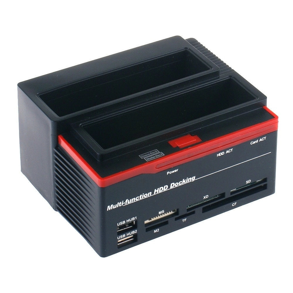 Trade Shop - Docking Station Triplo Triple 3 Hard Disk 3,5 2,5 Doppio Sata 1 Ide Hd Box -