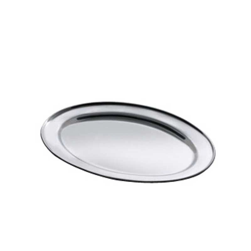 Vassoio Acciaio 18/C Ovale cm 50 Salvi