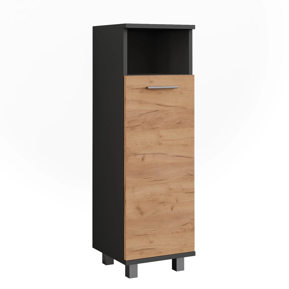 Vicco mobiletto bagno Antracite/quercia dorata 30.2 x 190 cm con 2 porte