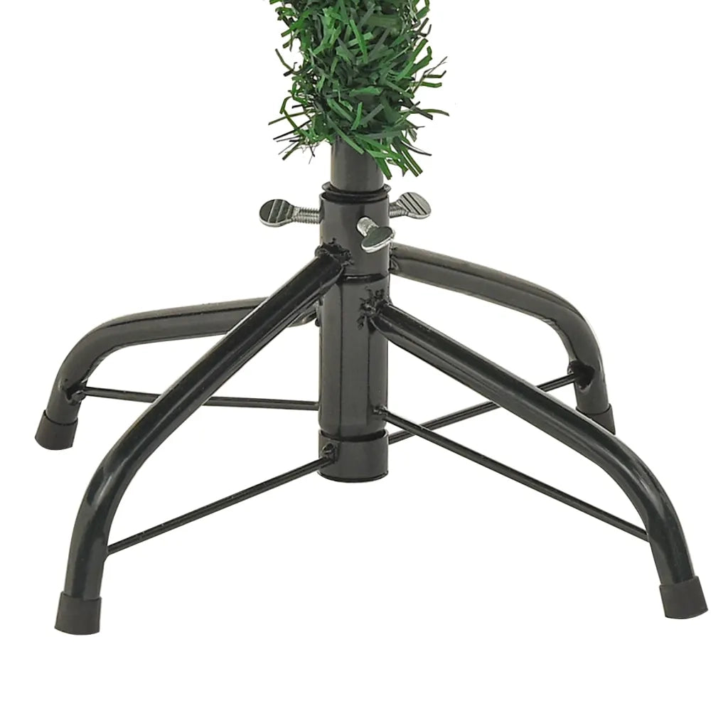 Albero di Natale Preilluminato con Pigne-Decorazioni natalizie Verde 150 cm PVC e PE